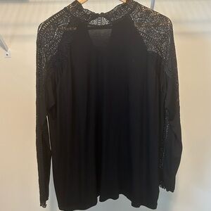 Torrid Black Blouse Size 1